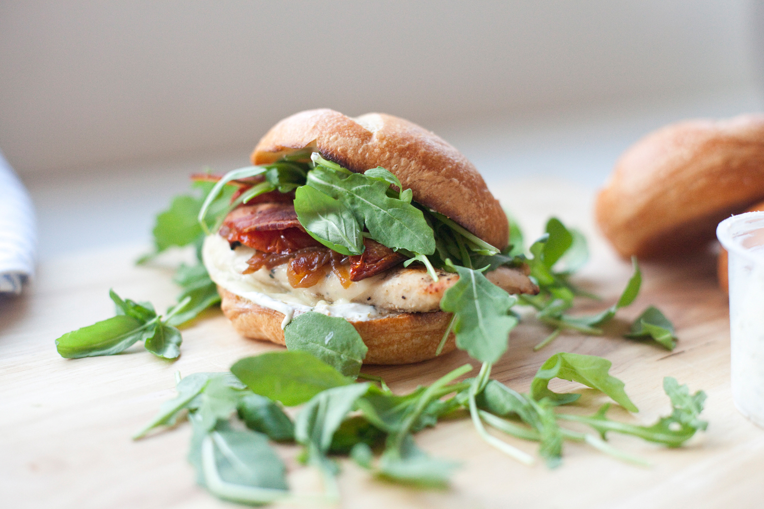 Roasted Tomato Basil Chicken Sandwich - Lillie Eats and Tells