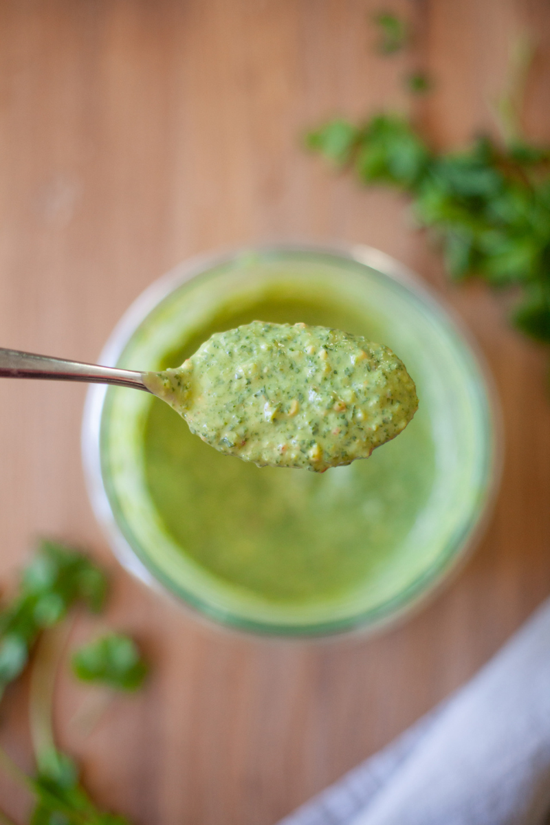 Macro-friendly Green Goddess Dressing - Lillie Eats and Tells