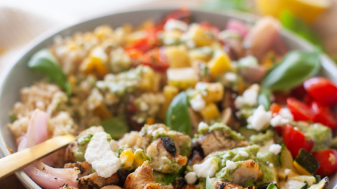 celebrate summer with a grill bowl www.lillieatsandtells.com