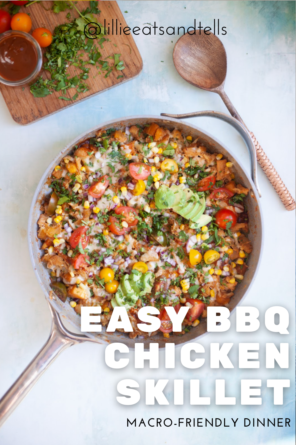 BBQ Chicken and Butternut MacroFriendly Skillet Lillie Eats and Tells