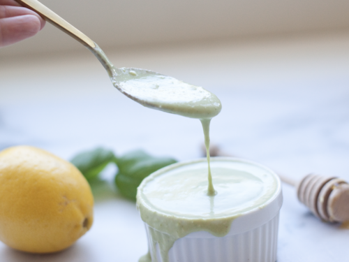 Creamy Lemon-Basil Dressing